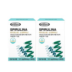 마더네스트 슈퍼푸드 스피루리나 300정 x 2박스