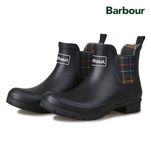 바버 BARBOUR 킹햄 웰링턴 숏 첼시 여성 레인부츠 LRF0088BK11