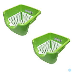 ZHP 강아지 반려동물 3면 배변판 애견 화장실 추천 X2
