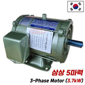 국산 삼상 5HP 모터 3상 유도전동기 농업용 산업용 전동 신영 모타