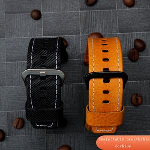 가죽 나일론 캔버스 시계 스트랩 G-SHOCK GST-W120L S130L S310 B100 용 시계 밴드 액세서리