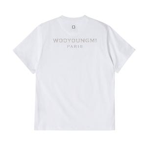 우영미 반팔 W241TS08 701W 엠보싱 백로고 남성반팔티 당일발송