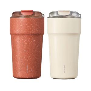 락앤락 메트로 카페 세라믹 텀블러 500ml 아이보리, 1개 + 라이트브라운, 1개