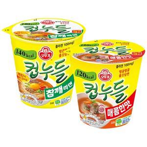 컵누들 참깨라면 6입 + 매콤한맛 6입 우동 외 선택