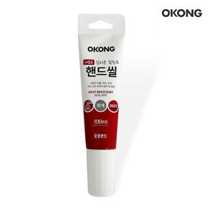 오공 실리콘 실란트 (내열용 회색) 100ml 보일러 연통
