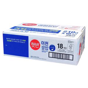 CJ 햇반 이천쌀밥 210g x 18개입