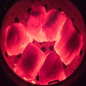 두번구운 커피숯돌이 참숯 백탄 바베큐 캠핑 고기 펜션 구이용 숯 밝은참숯 7kg
