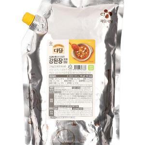 씨제이제일제당 다담 강된장찌개 양념 2KG 씨제이제일제당 다담 강된장찌개 양념 된장