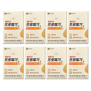 종근당건강 프로메가 알티지 (rTG) 오메가3 비타민D 430mg 60캡슐 8박스