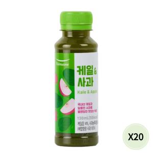 풀무원녹즙 매일배송 케일사과X양배추매실 프로그램 4주분 20병
