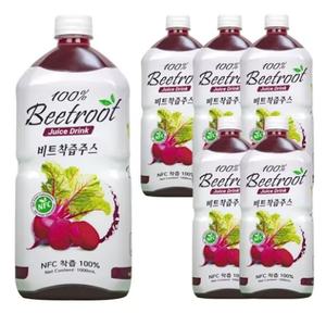 파모빗 저온착즙 레드비트즙 100% 1000ml 6병