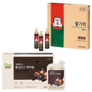 갤러리아 [정관장] 굿베이스 홍삼담은 흑마늘 50ml x 30포 + 활기력 20ml x 16병
