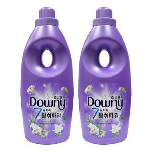 다우니 섬유유연제 화이트티와릴리 탈취파워 1L 2개