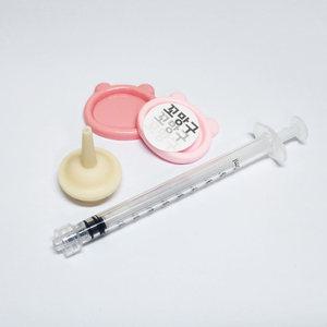 꼬망구 크레스티드게코 피딩세트 크레 피딩 실리콘 주사기 도마뱀 파충류 베이비 밥그릇