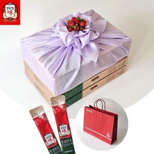 정관장 홍삼진고 데일리스틱 최고급 꽃송이 보자기 포장 쇼핑백 선물 20포X2 400ml