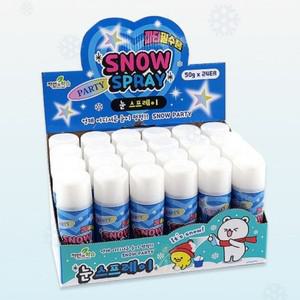 스노우 스프레이 50g 1박스 24개입 눈스프레이 인공 크리스마스 소품 장식 파티 용품 이벤트