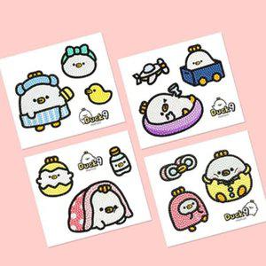[기타]취미생활 오리 보석십자수 캐릭터 스티커 어린이 DIY