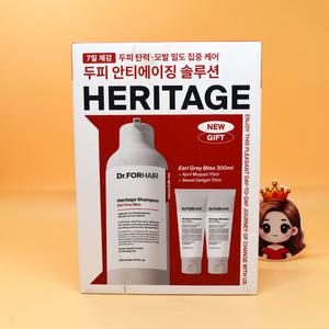 증정 닥터포헤어 두피 안티에이징 탈모 헤리티지 샴푸 얼그레이 블리스 300mL + 70mL + 70mL 대량구매가능