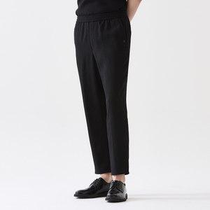 [CODI GALLERY][C#] 블랙 플리츠 풀밴딩 팬츠-CNSPABUB11