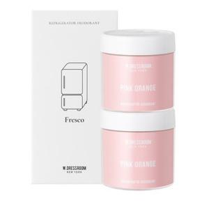 더블유드레스룸 냉장고 탈취제 핑크오렌지 본품, 120g, 2개