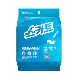 스카트 테이프클리너 이지앤퀵 중형 리필 3입, 1개