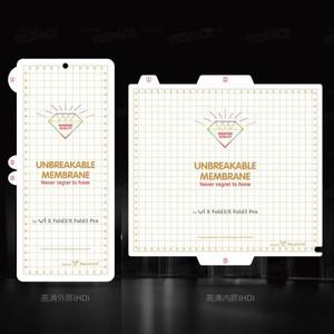 투명 HD TPU 소프트 스크린 보호대 지문 방지 하이드로겔 필름 VIVO X 폴드 2 3 프로 플러스용 인 1 내부