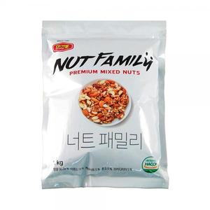 머거본 너트패밀리 1kg 견과류 육포 아몬드 호두 피스타치오
