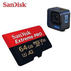 고품질 고프로9 호환 4K 고화질 액션캠 전용 메모리카드 64GB 오즈모액션 SJ4000 (WFHOJM2)