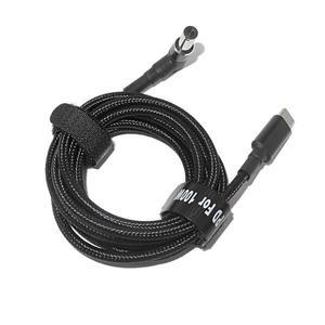 AsusTUF 게이밍 전원 케이블용 USB C-노트북 충전 어댑터 수 타입 C-6.0x3.7mm 변환기 100W PD 고속