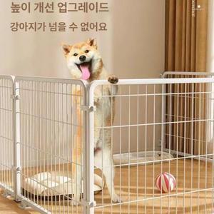 대형견 울타리 휀스 펜스 안전문 개장 펫초이스 철제 스트롱독 실내