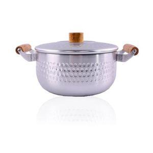 국산 대호 함마톤 우드 업소용 라면 찌게냄비편수24cm