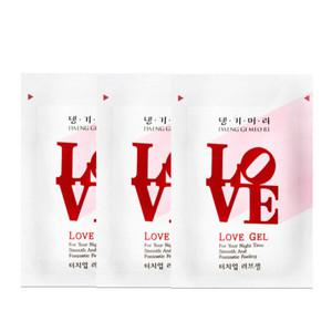 댕기머리 터치업 일회용 러브젤 4ml x 100개 여행용 휴대용 여성 성인 윤활 젤