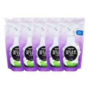 엘지 샤프란케어 꽃담초 섬유탈취제 리필 자스민 320mL X 5개