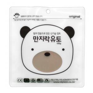 이야코 만지락 유토 100g 쌀 전분 점토 찰흙 국산 클레이 촉감 놀이 교육 교재