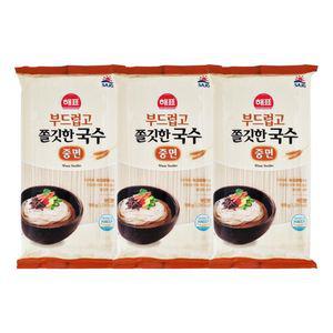 사조해표 부드럽고 쫄깃한 국수 중면 900g x 3개