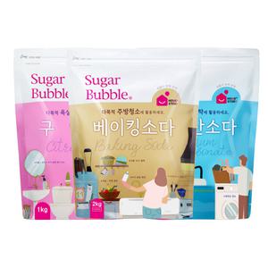 슈가버블 베이킹소다 2kg /과탄산소다/구연산