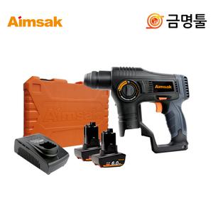 아임삭 BL14RH 충전햄머드릴 14.4V 6.0AH 2팩 BL모터 2모드 충전로타리함마드릴