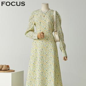 [롯데백화점]포커스 플라워쉬폰원피스_FS2A7OP0069