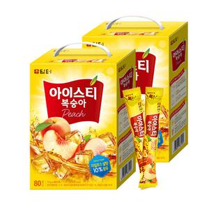 담터 아이스티 복숭아 160T (80T x 2개)