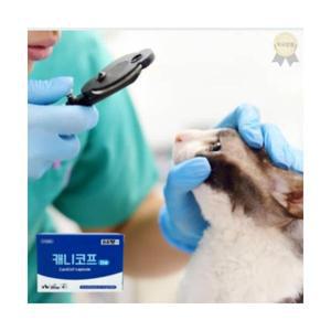 캐니코프 반려동물영양제 30캡슐 길고양이 면역력 기침 감기 약 고양이비타민 강아지기관지
