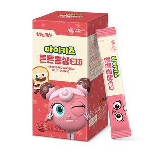 마이키즈 튼튼 홍삼 젤리, 20포, 1개