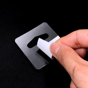 상품 진열 접착 걸이 투명 고리 후크택 제품 전시용 접착식 행거 디스플레이 후크 스티커