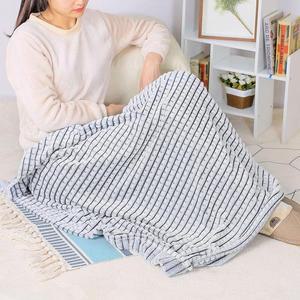[OFM60P44]모던체크 극세사 무릎담요 여행 겨울무릎담요
