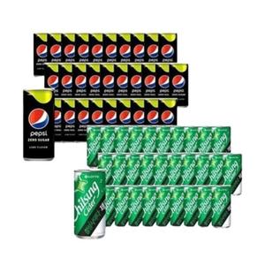 [롯데칠성] 펩시제로 210ml 30캔 +사이다제로 210ml 30캔