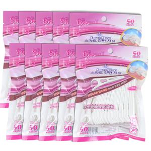 스마트 간편 치실 Y타입 50p x 10팩 //앞니/어금니겸