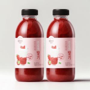 복음자리 진심의 딸기청 580g 2개 달콤 상콤한 과육