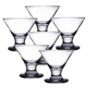 임페리얼 아이스크림잔(225ml) 6P세트 디저트볼 샤베트 푸딩 요거트 유리그릇 빙수볼