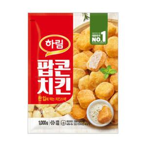 하림 팝콘치킨 1kg 콜팝 치킨너겟