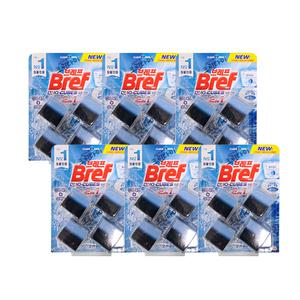 브레프 듀오 큐브 오션 변기세정제 50g x4입 x6개