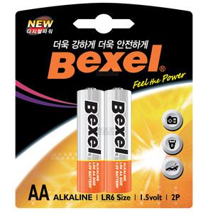 벡셀 알카라인 디지털 파워 건전지 AA LR6 카드타입 2알